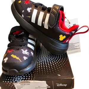Adidas x Disney Sneakers Mickey Fortarun 2.0 Cloudfoam Shoes Unisex Kid's Size 4